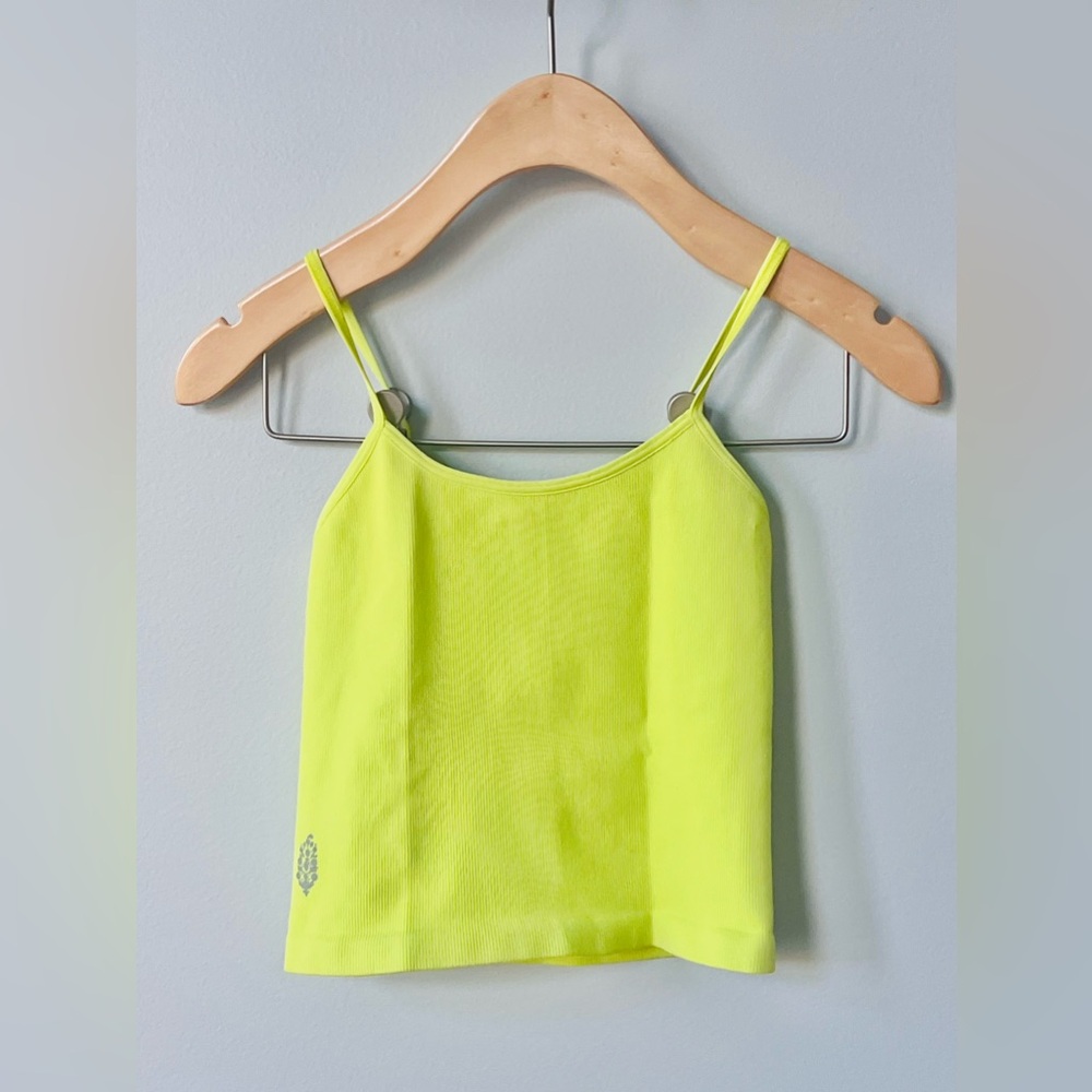 FP Movement NWOT Yellow Crop Tank with Logo Size: XS/S